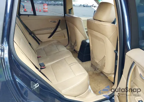 2007 BMW X3 3.0Si z USA, uszkodzony, nr VIN WBXPC93447WF05254